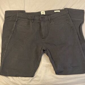 Huckberry Flint and Tinder tapered fit blue pants 36x34